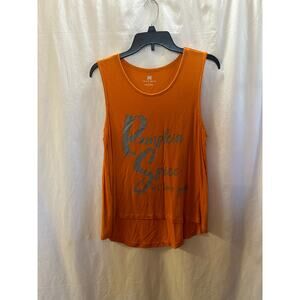 🍂 Pumpkin Spice “I Love You” Graphic Tank – Size XL